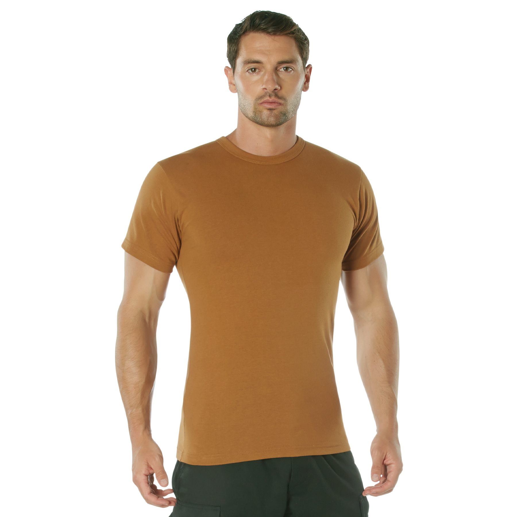 Rothco Rothco Heavyweight T-Shirts - Work Brown, Medium