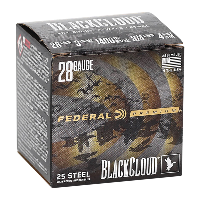 Federal Black Cloud 28 Gauge 3" 4 3/4 Ounce 25rds - Federal