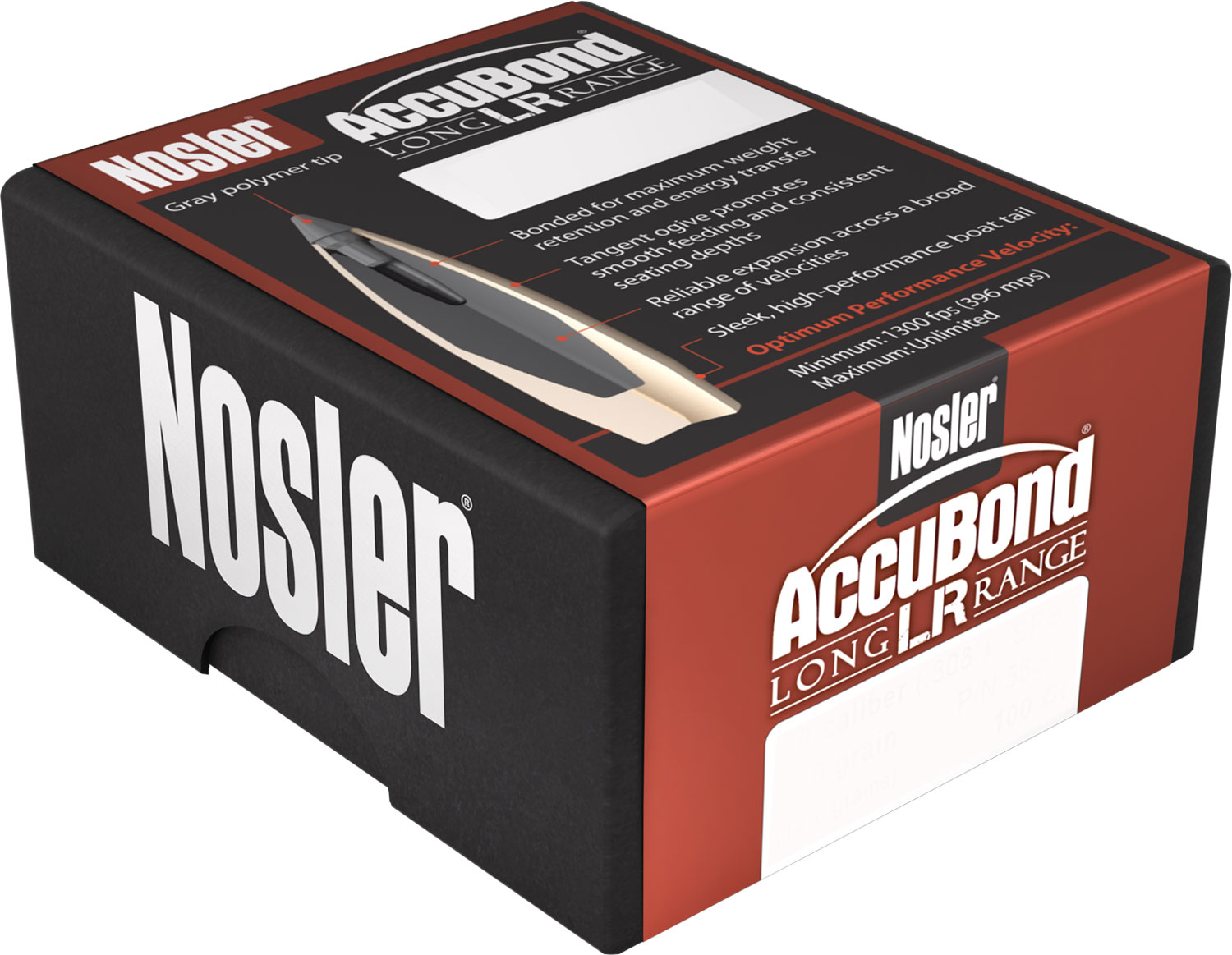 Nosler Trophy Grade 33 Nosler 265 grain AccuBond-Long Range Rifle Ammo, 20/Box - 60099 - Nosler