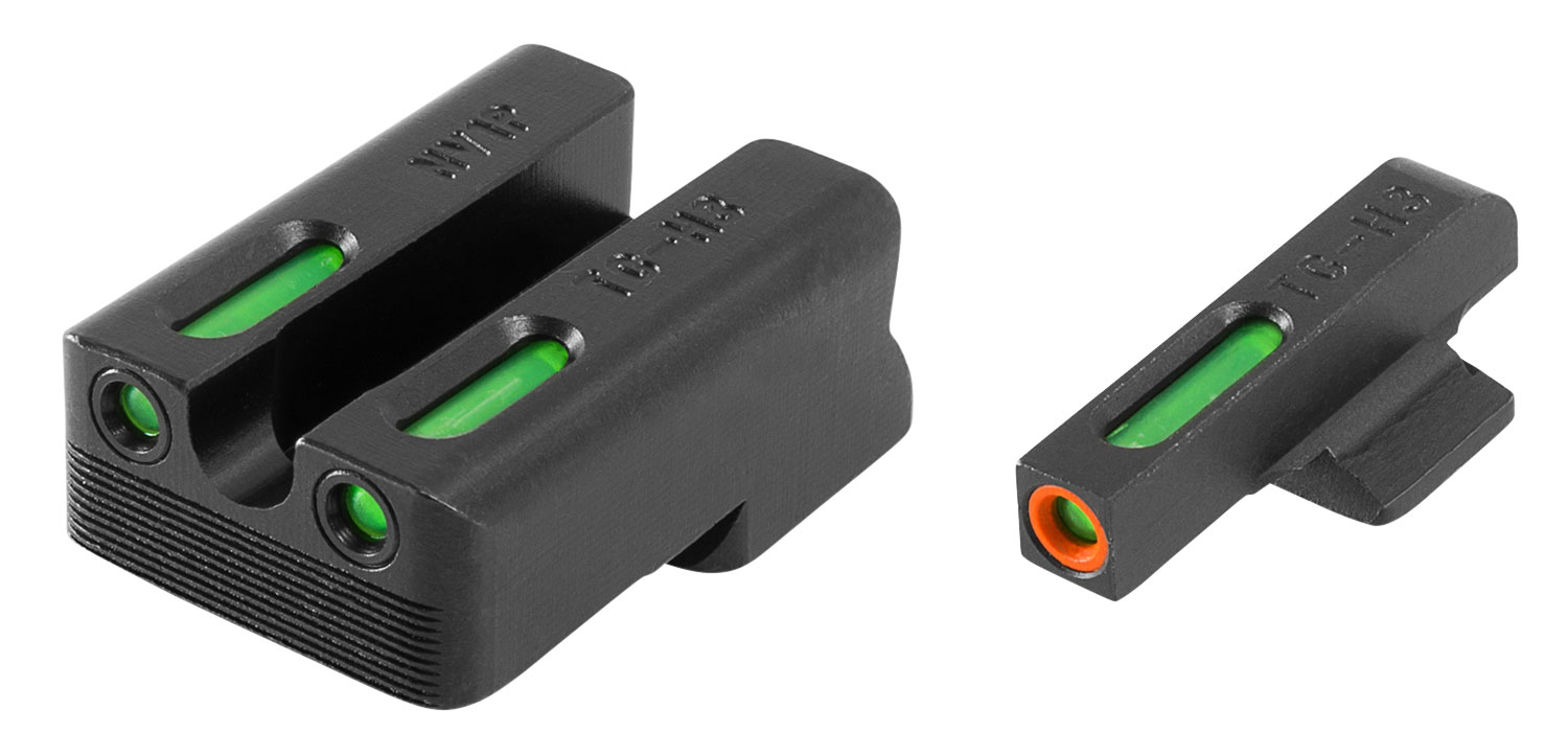 TruGlo TFX Pro Front/Rear Day/Night Sight Set for 1911 260/450, Orange - TG13NV1PC - Truglo
