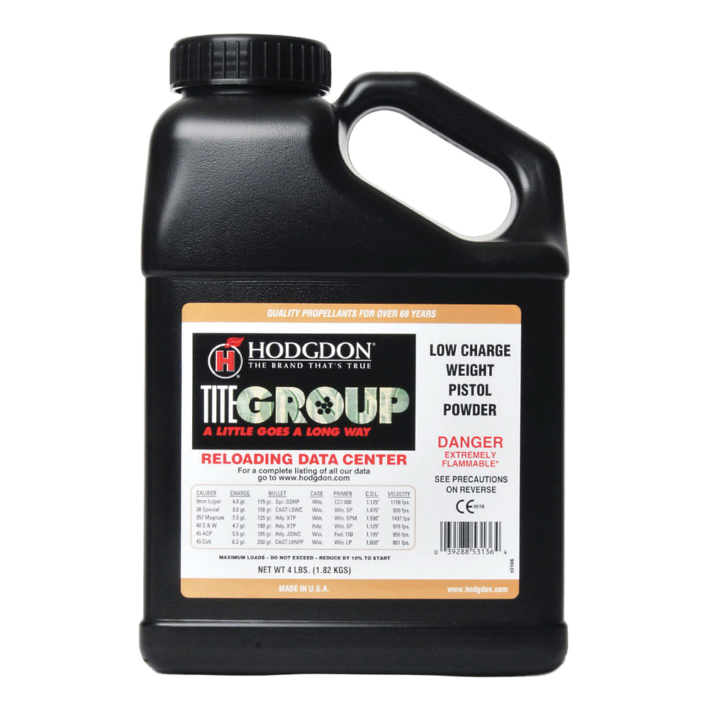 Hodgdon Titegroup 4 lb Pistol Powder - TG4 - Hodgdon