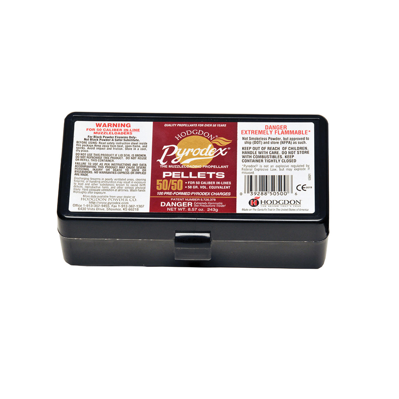 Hodgdon Pyrodex 50 gr Pellet - BP5050 - Hodgdon