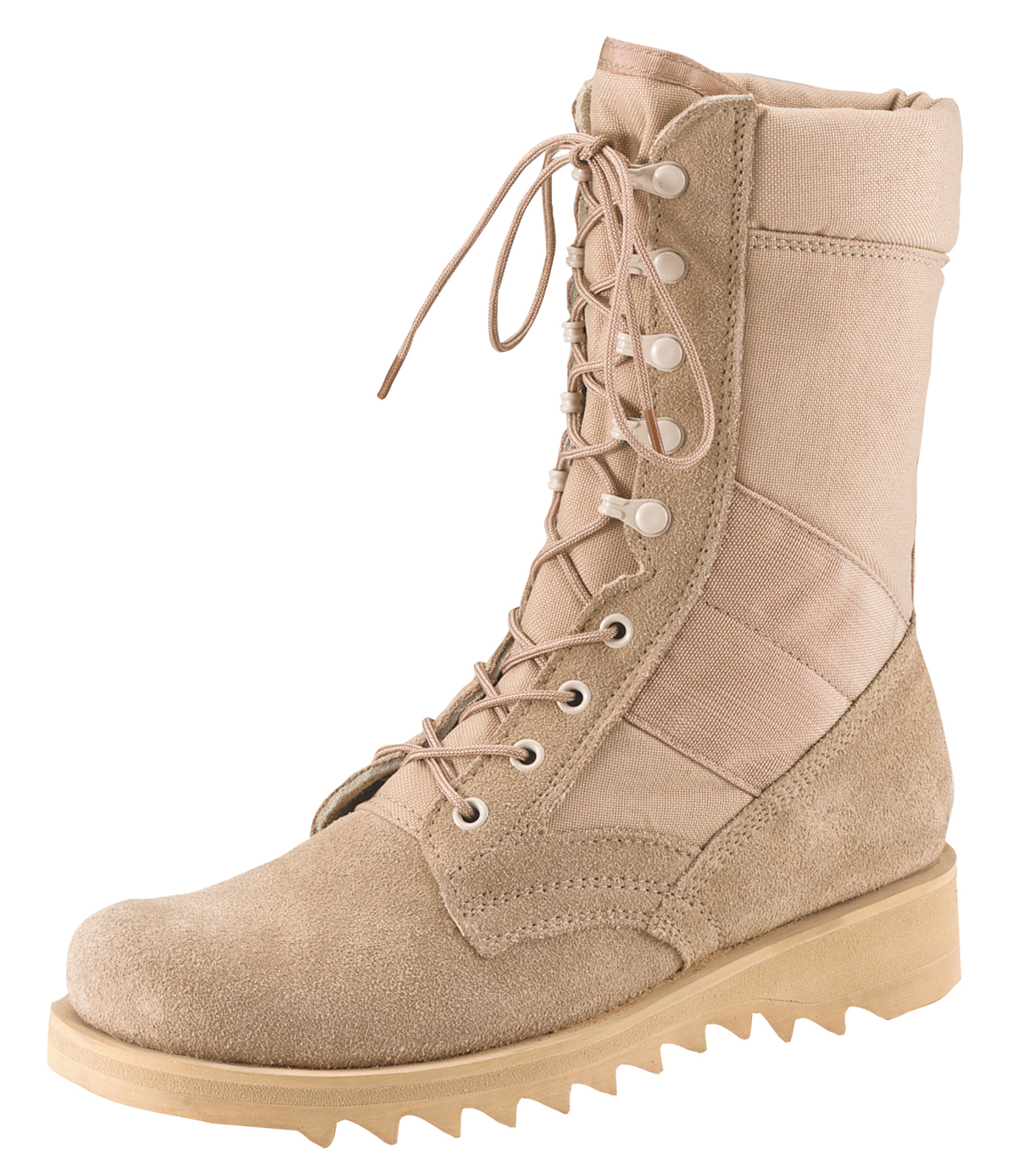 Rothco Rothco G.I. Type Ripple Sole Desert Tan Jungle Boots - 10 Inch, Regular, Shoe Size 3
