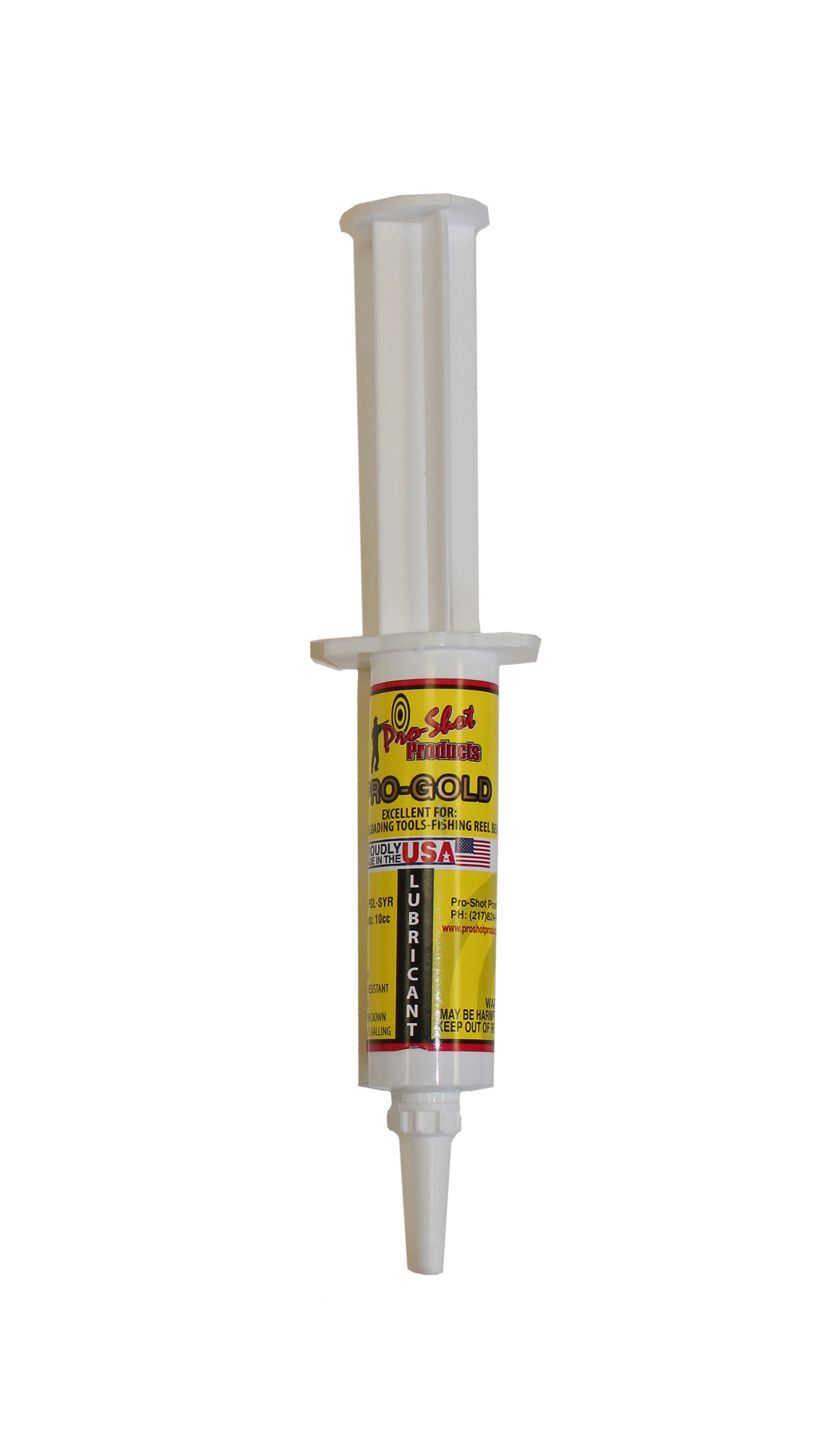 Pro-Shot 10cc Syringe Pro Gold Lube PGL-SYR