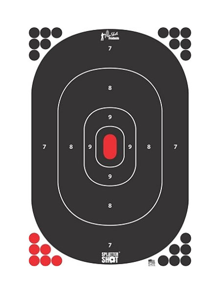 Pro-Shot Silhouette 12"x17" Peel and Stick Target, 5-Pack - SILH-IN-5PK - Proshot