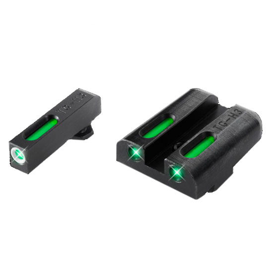 TruGlo TFX- High Set Pistol Sights Fits Most Glock Models, Glock 42, Glock 43 Excluded - TG13GL2A - Truglo