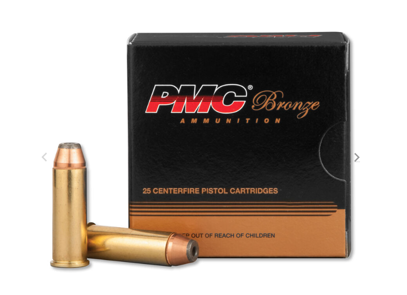 PMC Bronze 44 Magnum 180gr JHP Ammunition 25rds - 44B - Pmc