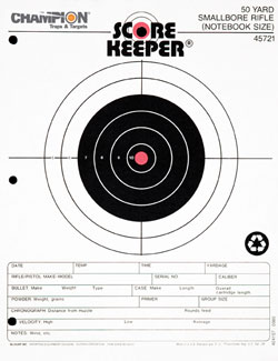 Champion 50 YD SMALL BORE NOTEBOOK O/B(12/PK) 45721 - Champion