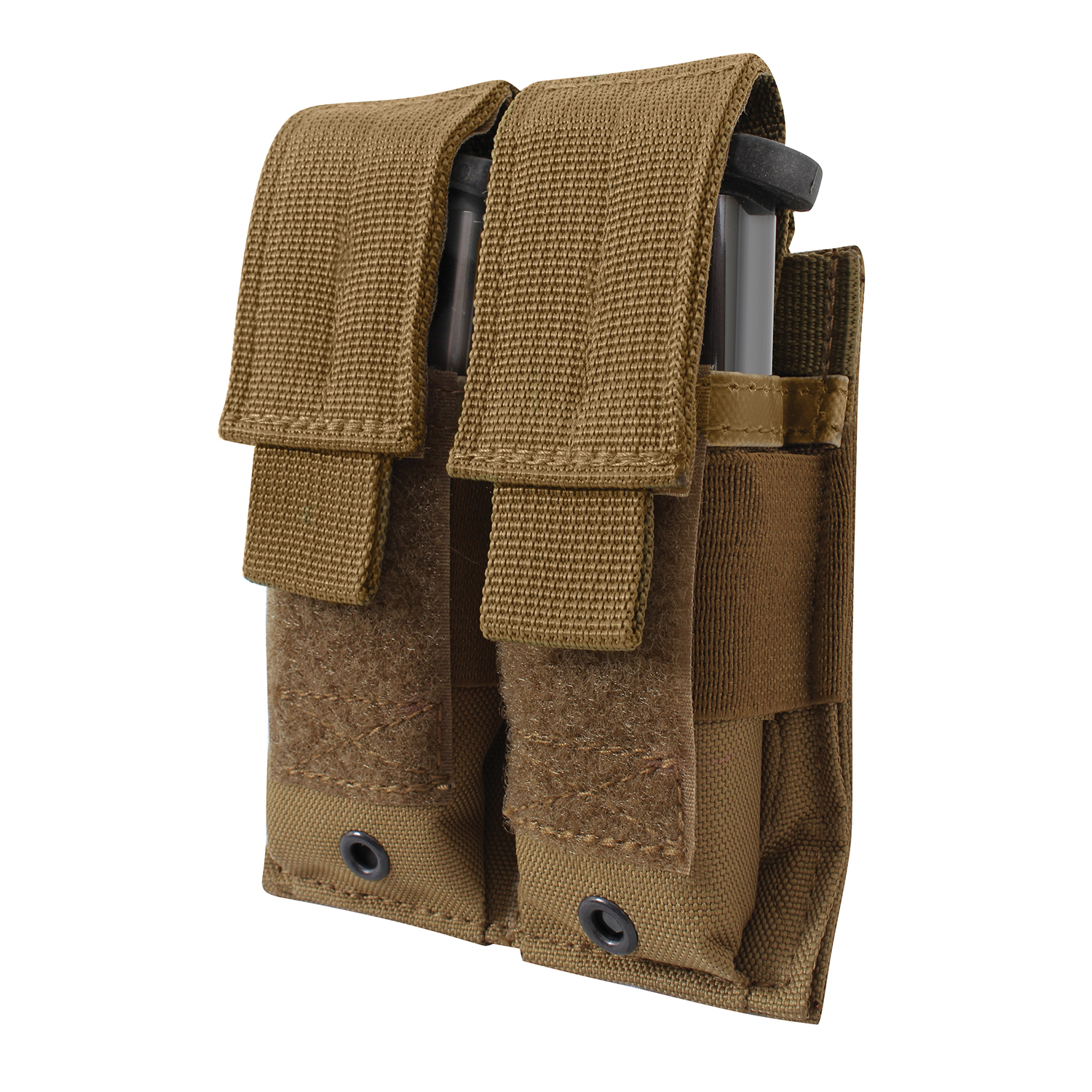 Rothco Rothco Molle Double Pistol Mag Pouch - Coyote Brown