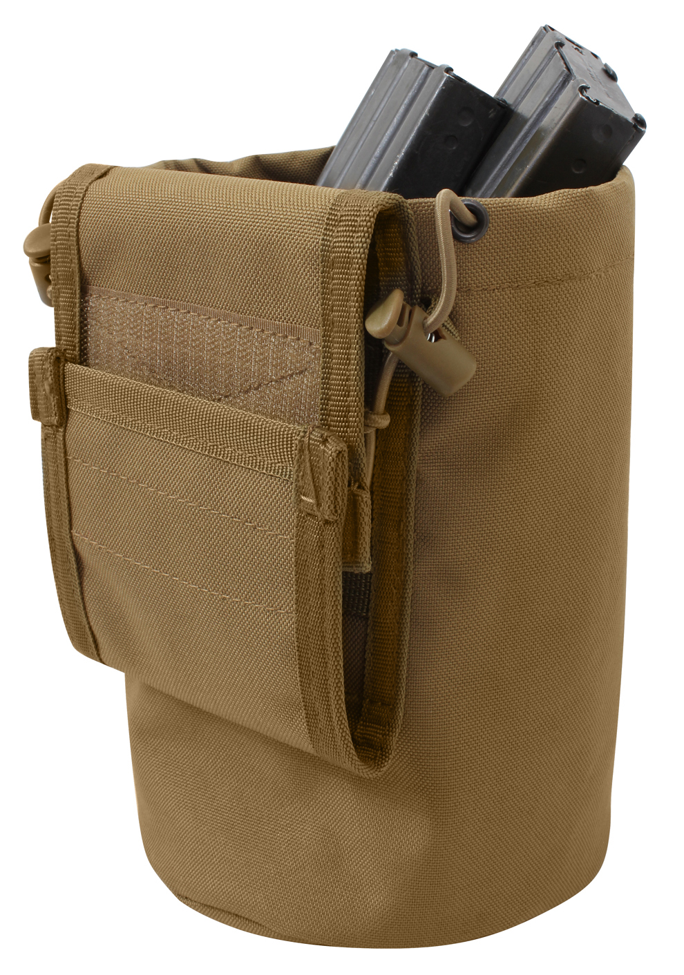 Rothco Molle Roll-Up Utility Dump Pouch - Coyote Brown - Rothco