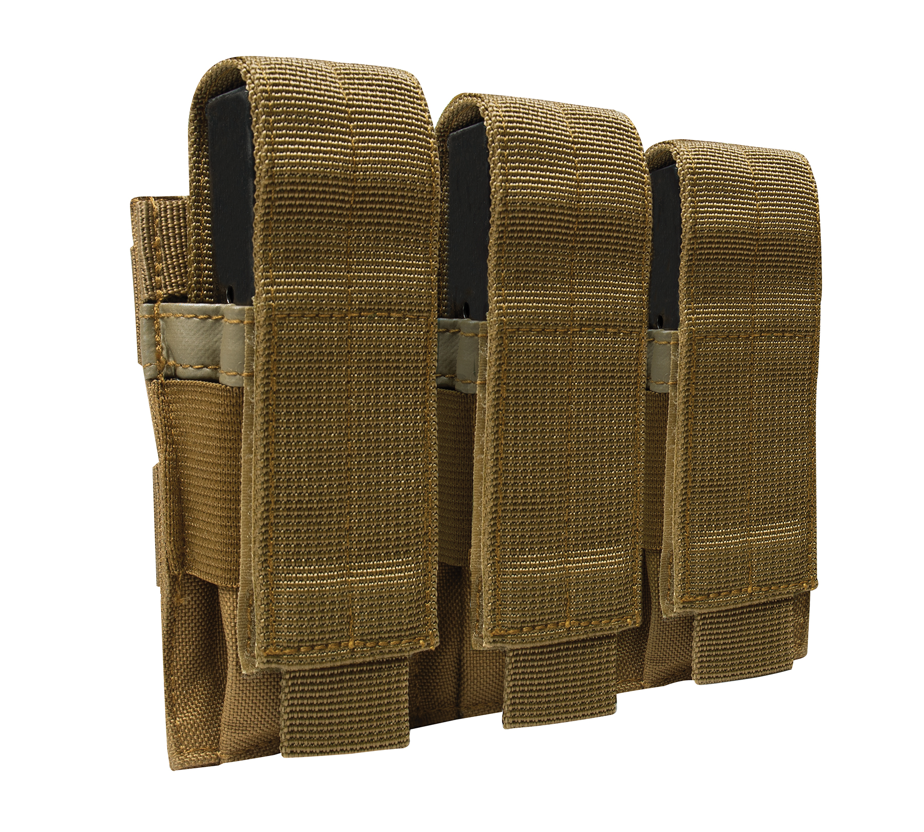 Rothco Rothco Molle Triple Pistol Mag Pouch - Coyote Brown