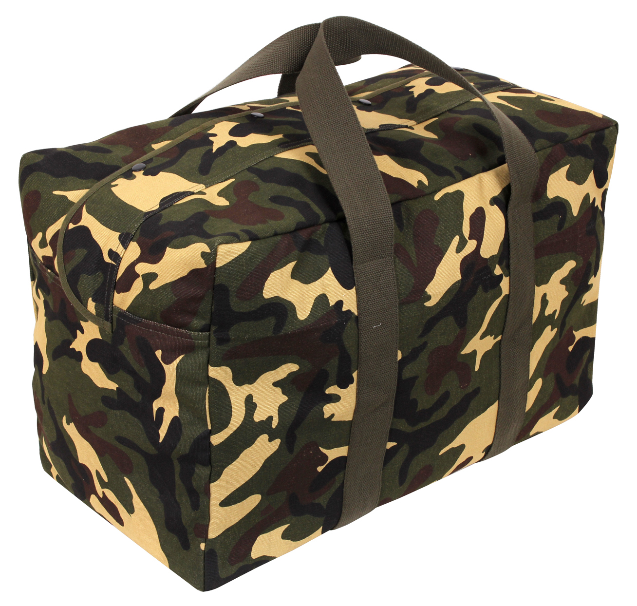 Rothco Rothco Canvas Parachute Cargo Bag - Woodland Camo