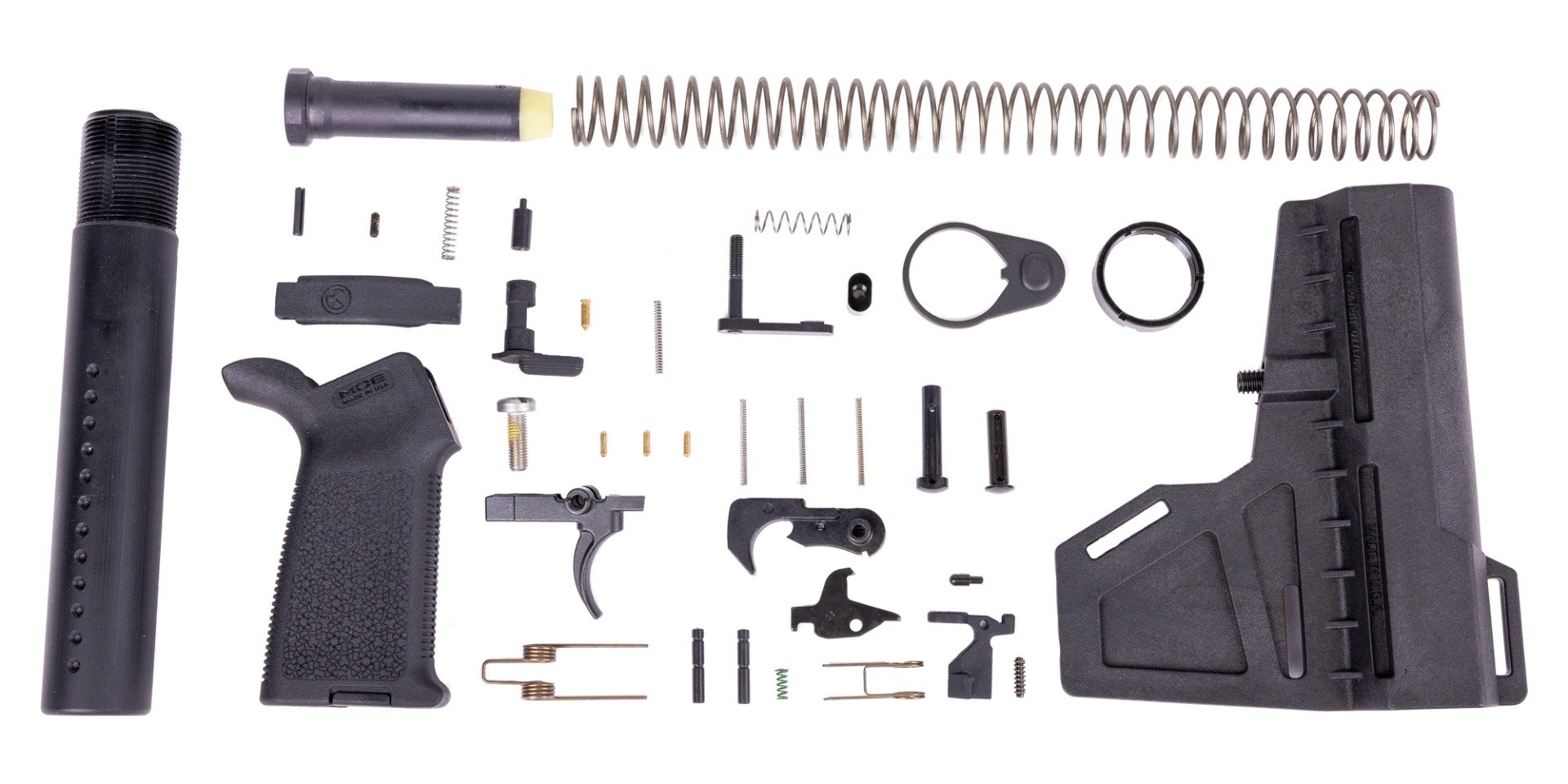 PSA Shockwave Pistol MOE Lower Build Kit - Black - Palmetto State Armory