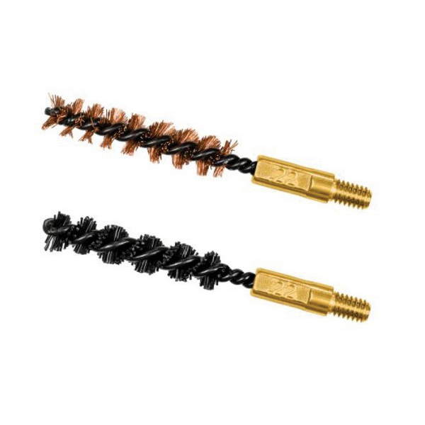 Otis .22 cal Bore Brush 2 Pack (1 nylon/1 bronze) - FG-322-NB - Otis