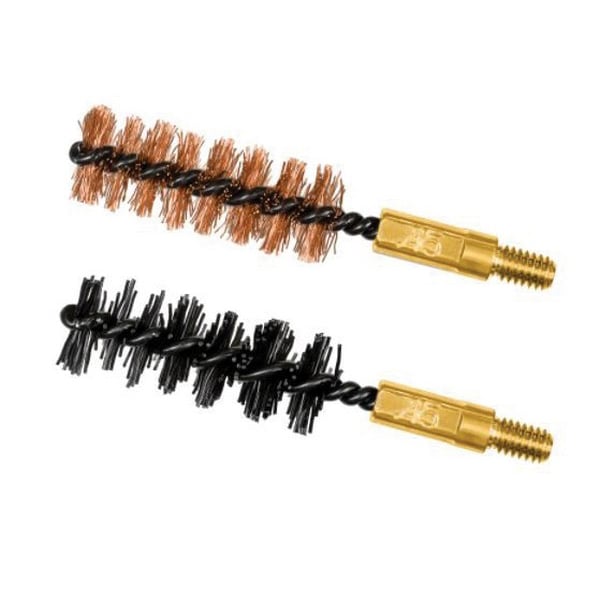 Otis .45 cal Bore Brush 2 Pack (1 nylon/1 bronze) - FG-345-NB - Otis