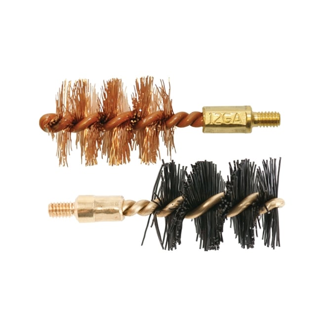 Otis 12Gauge Bore Brush 2 Pack (1 nylon/1 bronze) - FG-512-NB - Otis