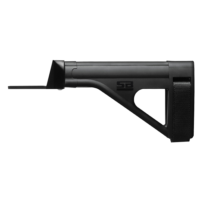 SB Tactical SOB47 AK Pistol Stabilizing Brace Complete Assembly W/ AK Adapter Black - SOB47-01-SB - Sb Tactical