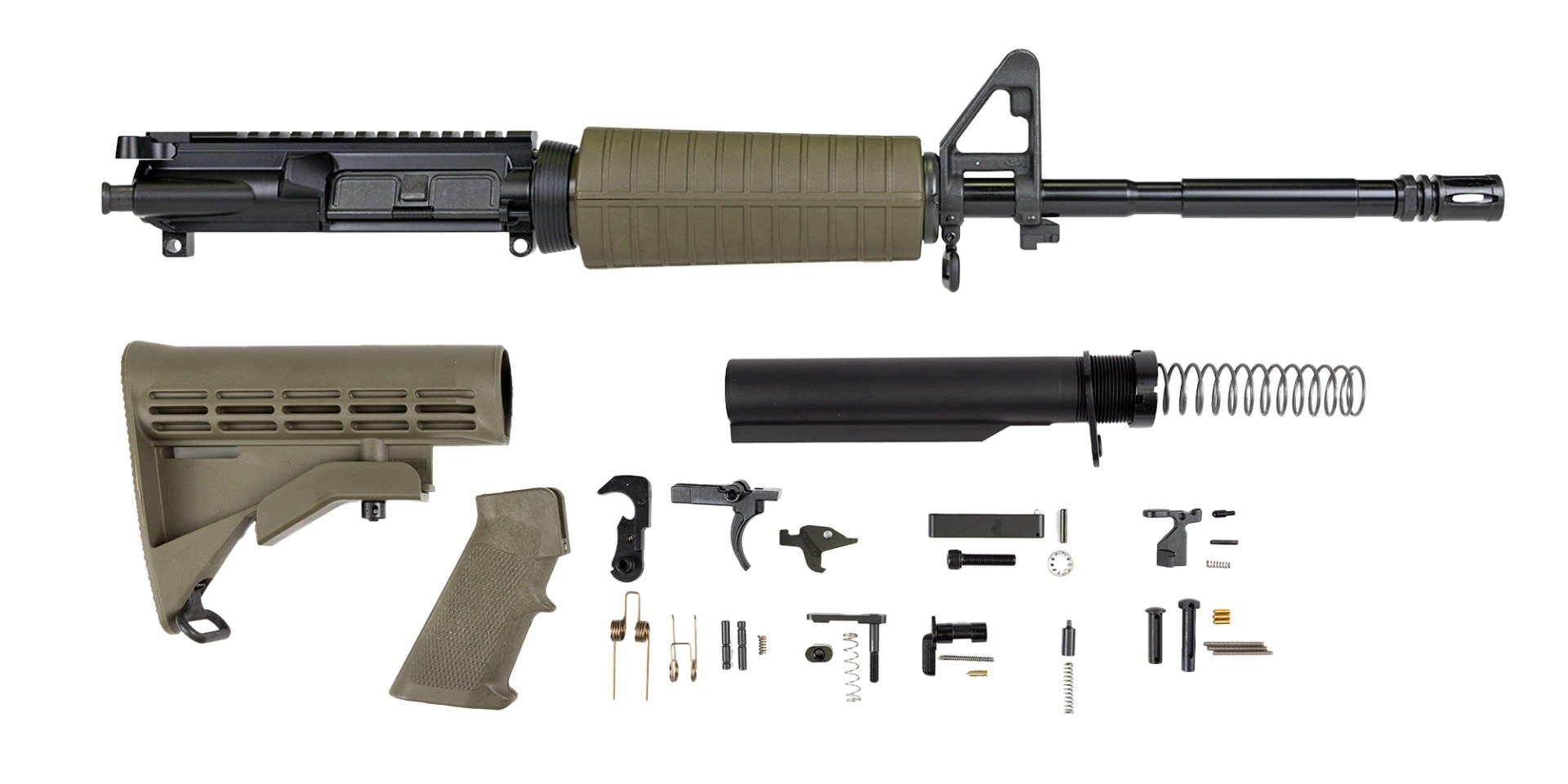 BLEM PSA 16" 5.56 NATO M4 Carbine Classic Rifle Kit, ODG - Palmetto State Armory