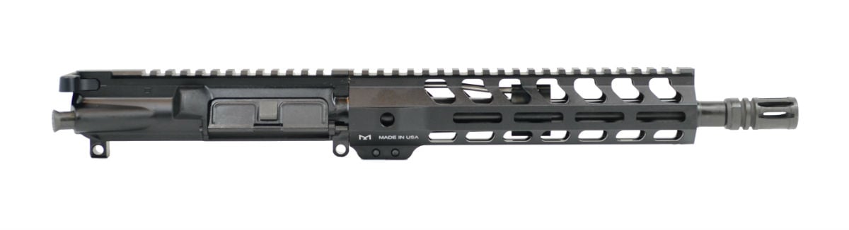 PSA 10.5" Pistol Length 300AAC Blackout 1:8 Nitride 9" Lightweight M-Lok Freedom Upper With BCG & CH - Palmetto State Armory