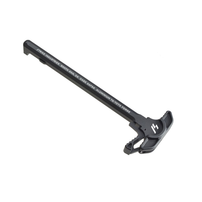 Strike Industries Charging Handle W/ Extended Latch, Black - SI-ARCH-EL-BK - Strike Industries