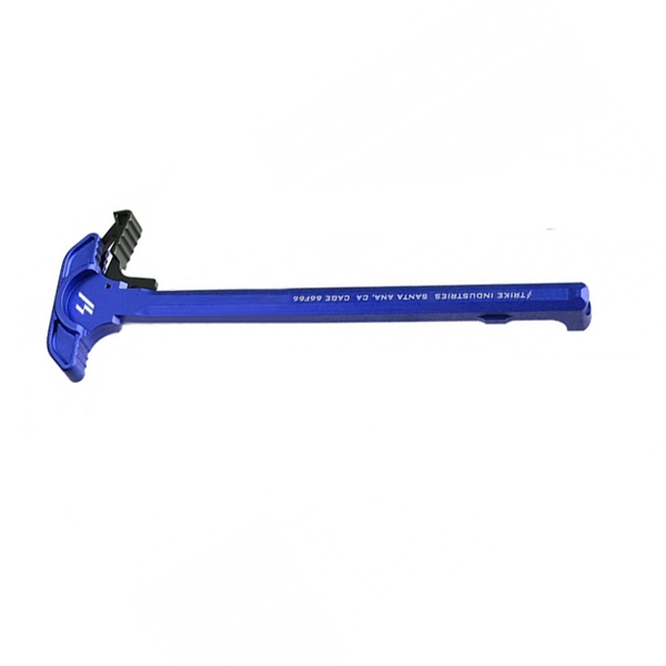 Strike Industries Charging Handle W/ Extended Latch, Blue - SI-ARCH-EL-BLU - Strike Industries