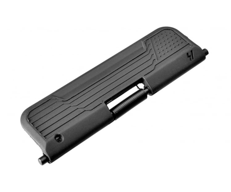 Strike Industries .223 AR Enhanced Ultimate Dust Cover, Black, Flag  SI-AR-UDC-E-FLAG-223-BK - Strike Industries