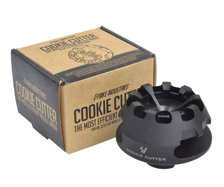 Strike Industries Cookie Cutter AR-15 Compensator .223/5.56 1/2x28 - Strike Industries