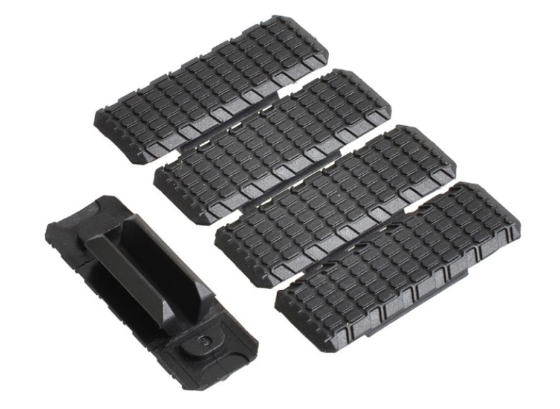 Strike Industries 5 Piece M-Lok Covers V2, Black - Strike Industries