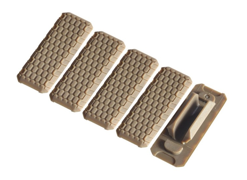 Strike Industries 5 Piece M-Lok Covers V2, Flat Dark Earth - Strike Industries