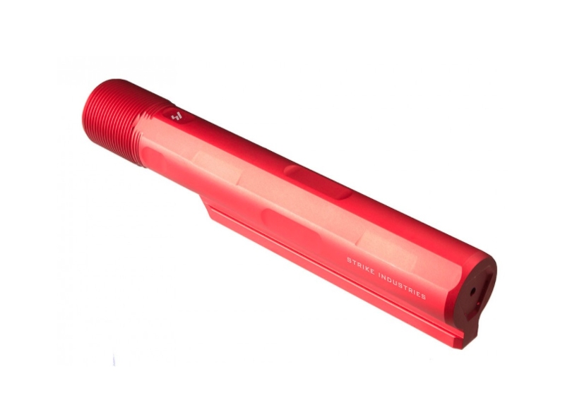 Strike Industries Advanced Receiver Extension Buffer Tube, Red - SI-AR-ARE-T7-RED - Strike Industries