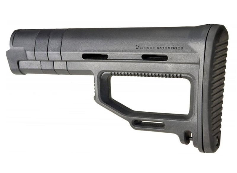 Strike Industries Viper Modular Fixed Stock, Black - SI-VIPER-MFS-BK - Strike Industries