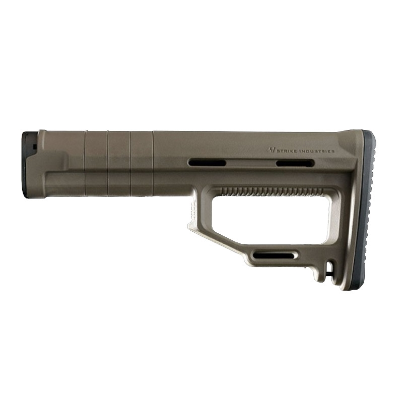 Strike Industries Viper Modular Fixed Stock, Flat Dark Earth - SI-VIPER-MFS-FDE - Strike Industries