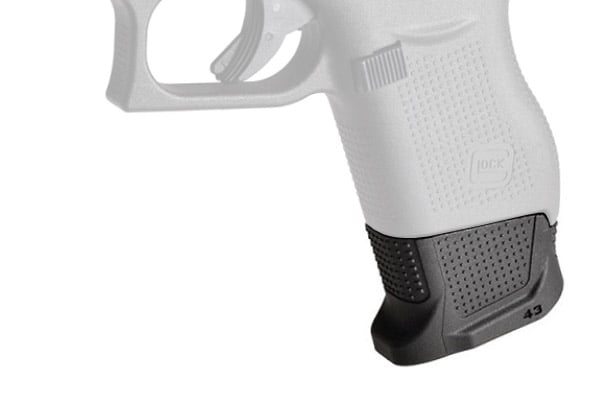 Strike Industries Enhanced Magazine Plate for Glock 43, Black - SI-EMP-G43-BK - Strike Industries