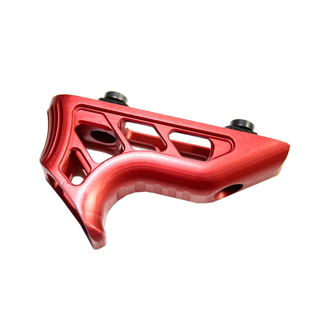Timber Creek M-Lok Enforcer Mini Angled Foregrip, Red  -  M EM AFG RED - Timber Creek