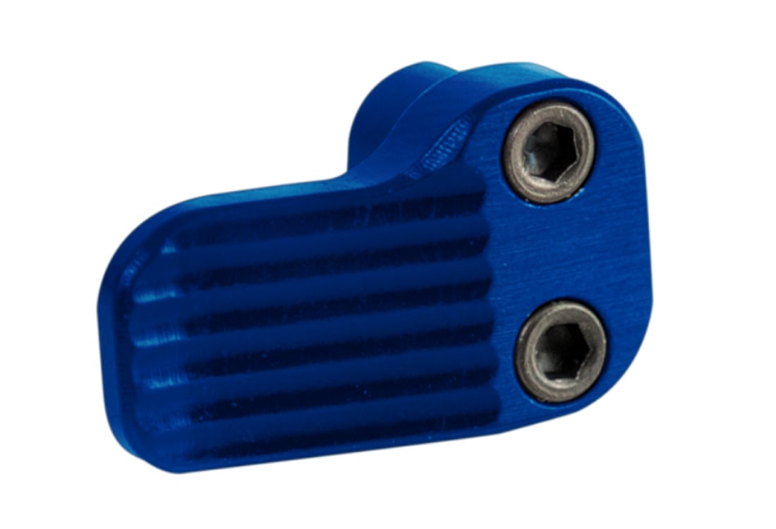 Timber Creek AR Extended Magazine Release, Blue - AR EMR BLU - Timber Creek