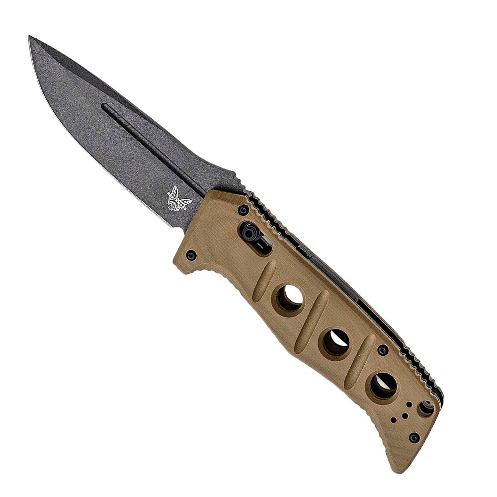 Benchmade Benchmade Auto Adamas Folding Knife, Desert Tan -2750GY-05