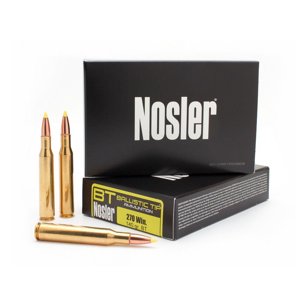 Nosler 270 Win 140gr Ballistic Tip 20 Rnds - 40055 - Nosler