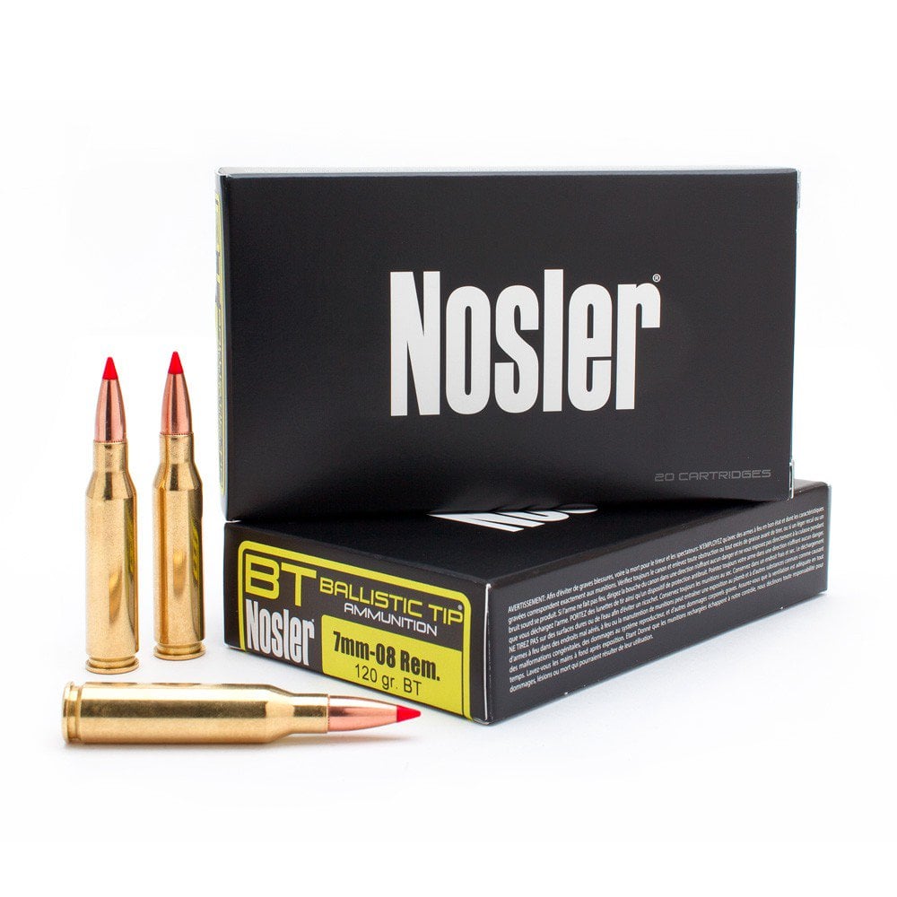 Nosler 7mm-08 140gr Ballistic Tip 20 Rnds - 40059 - Nosler