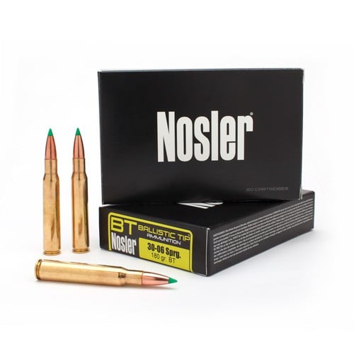 Nosler 30-06 Springfield 180gr Ballistic Tip 20 Rnds - 40072 - Nosler