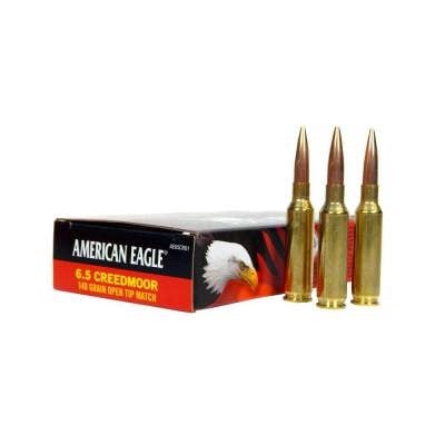 American Eagle 6.5 Creedmoor 120gr Open Tip Match, 20 Rnds - AE65CRD2