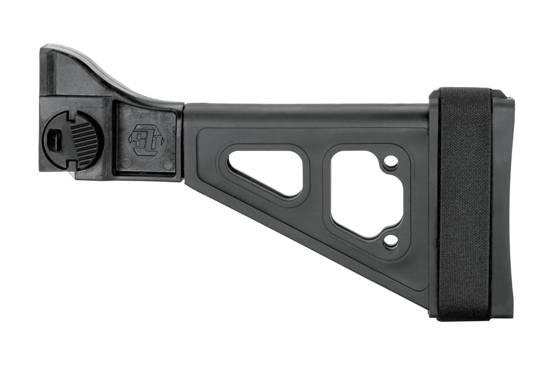 SB Tactical SBT Side-Folding Pistol Stabilizing Brace, Black - SBT-01-SB - Sb Tactical