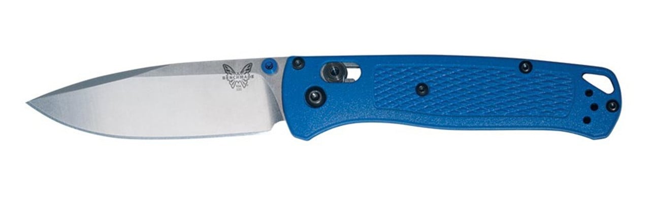 Benchmade Bugout AXIS Assisted Drop Point Pocket Knife, Blue - 535 - Benchmade