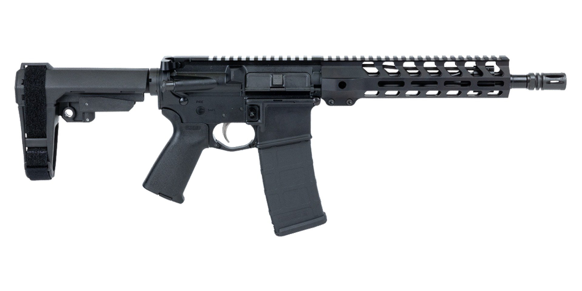 PSA AR-15 Pistol 5.56 10.5" Carbine 1/7 Nitride LTWT M-Lok MOE EPT SBA3 Pistol
