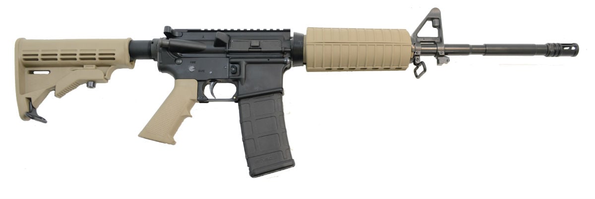 PSA PA-15 16" M4 Phosphate 5.56 NATO 1/7 Classic Rifle, Flat Dark Earth - Palmetto State Armory