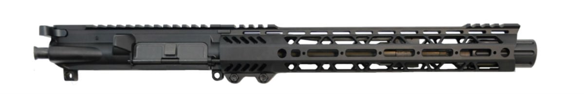 PSA 10.5" Carbine-Length 5.56 NATO 1/7 Phosphate 12" Slant M-lok Upper - With BCG & CH - 5165448745 - Palmetto State Armory