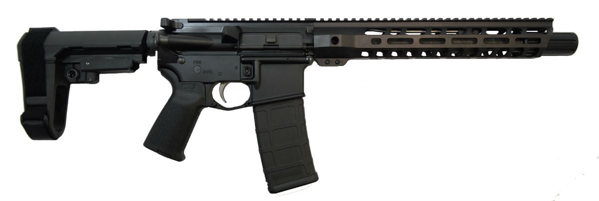 PSA AR-15 Pistol 5.56 10.5" CRBNE Phos. 12" M-Lok MOE EPT SBA3 - 5165448952