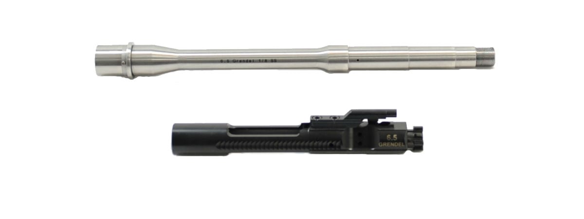 PSA 12" Carbine-Length 6.5 Grendel 1/8 Stainless Steel Barrel & BCG Combo - 5165449145 - Palmetto State Armory