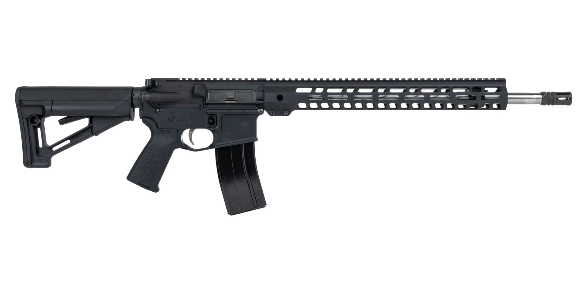 PSA 18" Rifle Length 6.5 Grendel 1/8 Stainless Steel 15 "Lightweight M-Lok MOE STR Rifle With 2 Stage Trigger - 5165449165 - Palmetto State Armory