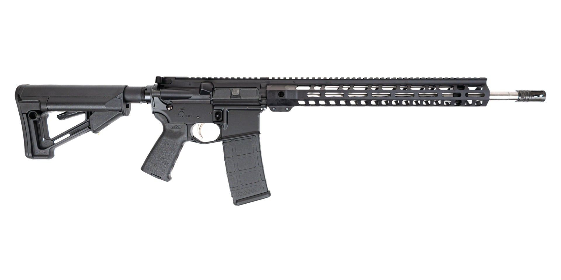PSA 18" Rifle Length 6.5 Grendel 1/8 Stainless Steel M-Lok MOE STR 2-Stage Rifle - Palmetto State Armory