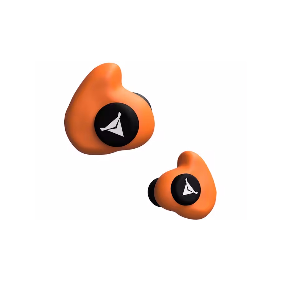 Decibullz Custom Molded Earplugs, Orange - PLG1-ORG - Decibullz